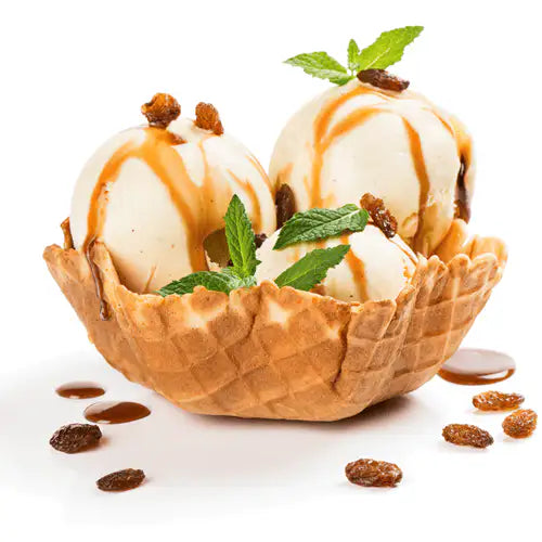 AussieBlends physical Waffle Vegan Ice Cream Basket - AussieBlends