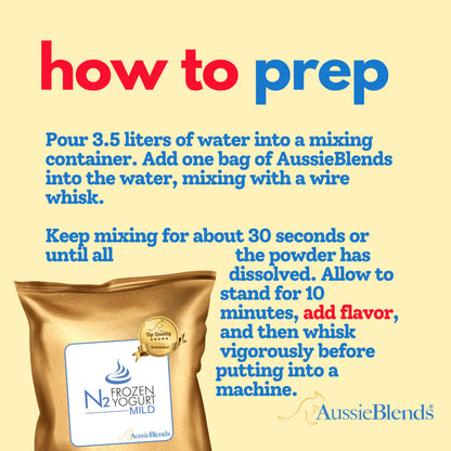 AussieBlends physical Frozen Yogurt Mild (Acidity - Free)