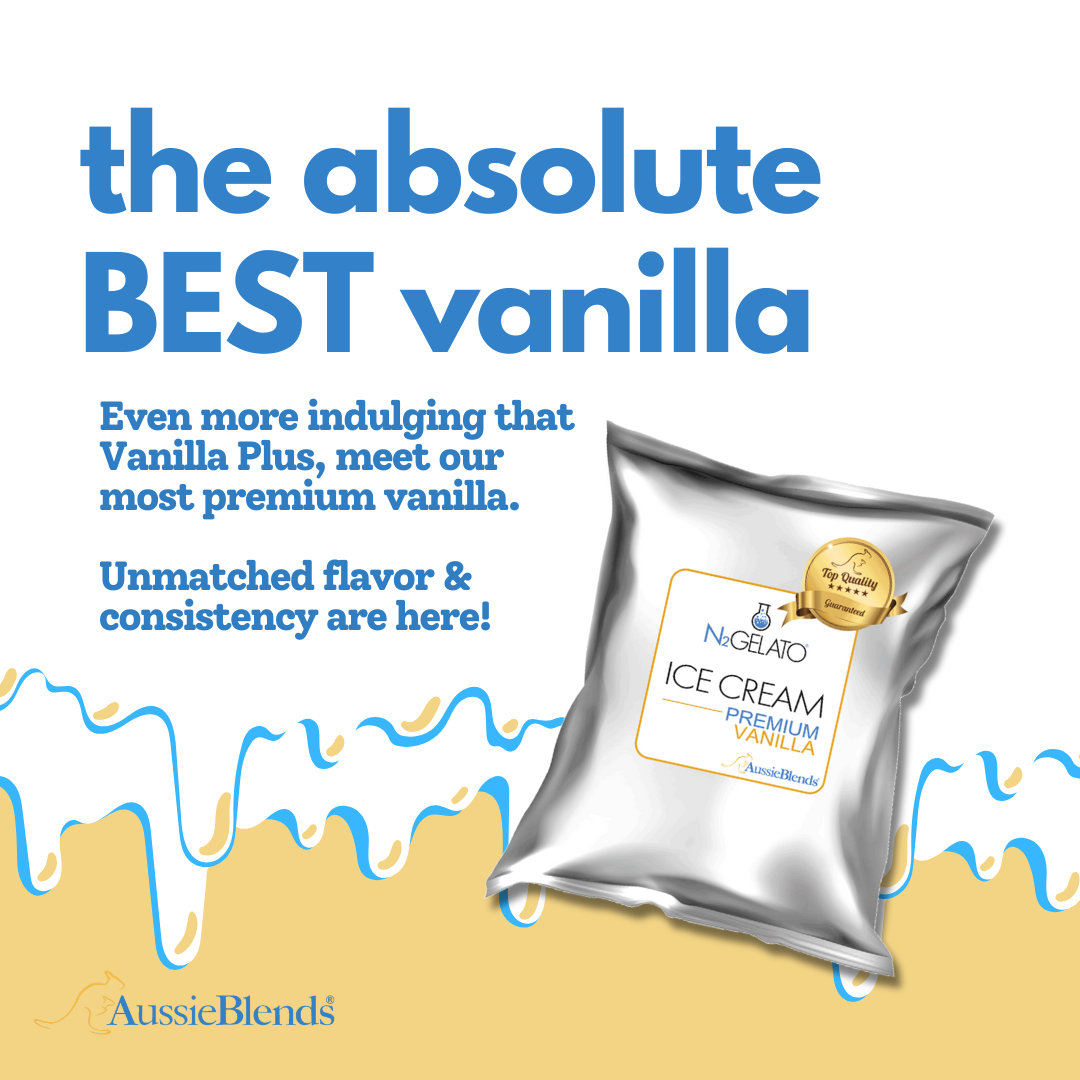 Soft Serve Ice Cream Mix Premium Vanilla - AussieBlends