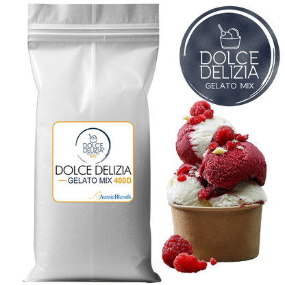 DOLCE DELIZIA® Premium Gelato Mix, Crafted for Creamy and Tasty Results AussieBlends®