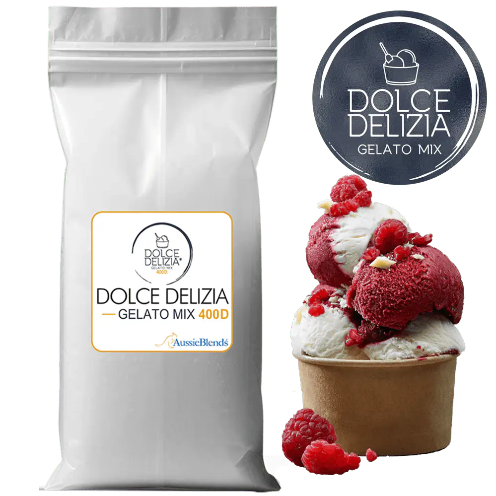 AussieBlends physical Gelato Mix Dolce Delizia 400D