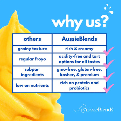 AussieBlends physical Frozen Yogurt Mix Greek - Tart