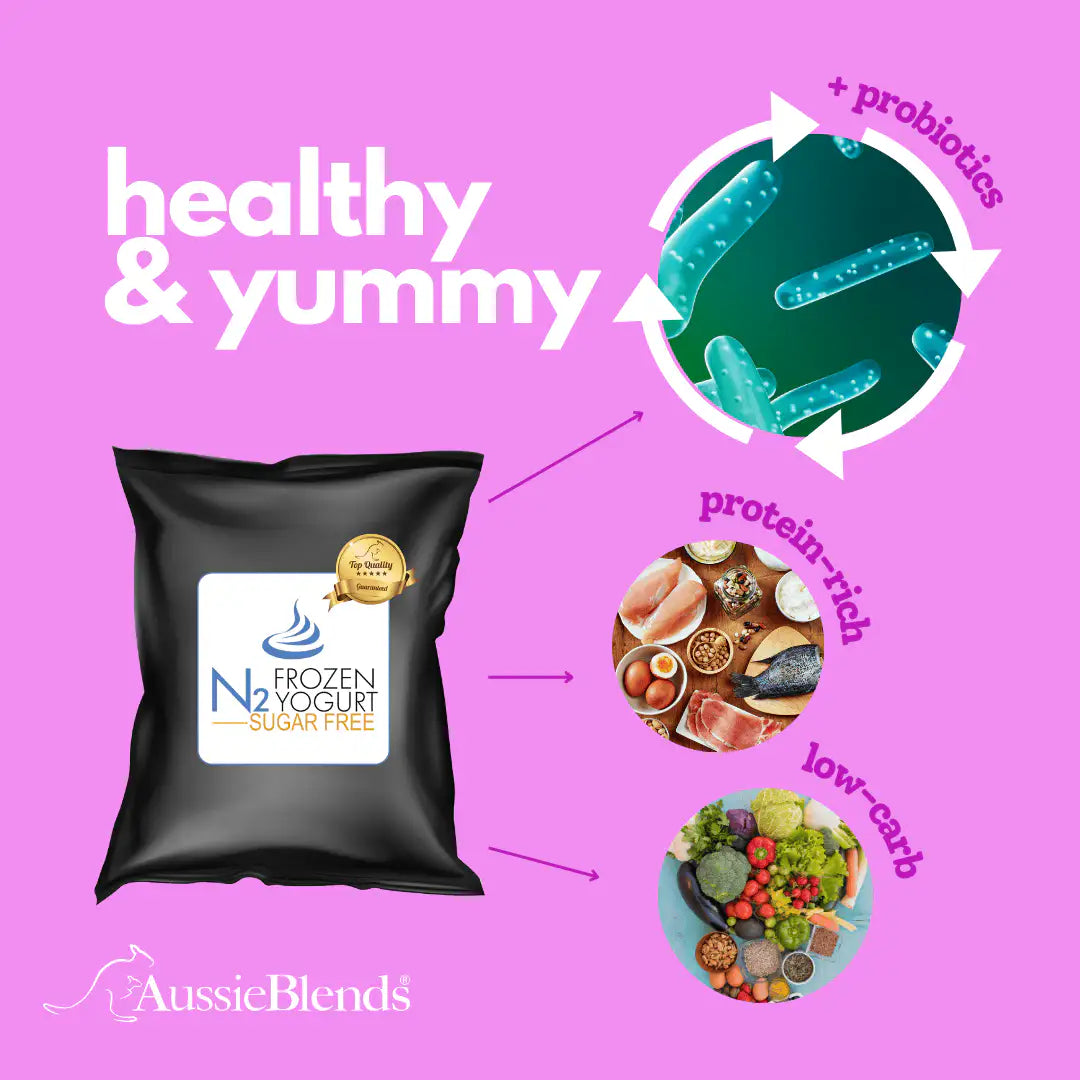 AussieBlends physical Frozen Yogurt Mix - Sugar-Free