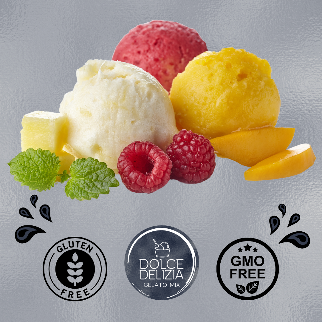 Gelato Mix Dolce Delizia 50F - Fruta, Vegetarian