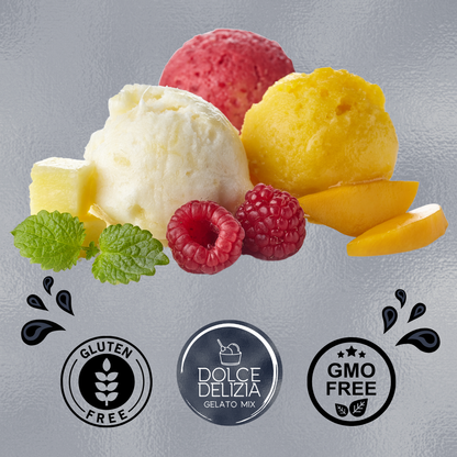 Gelato Mix Dolce Delizia 50F - Fruta, Vegetarian