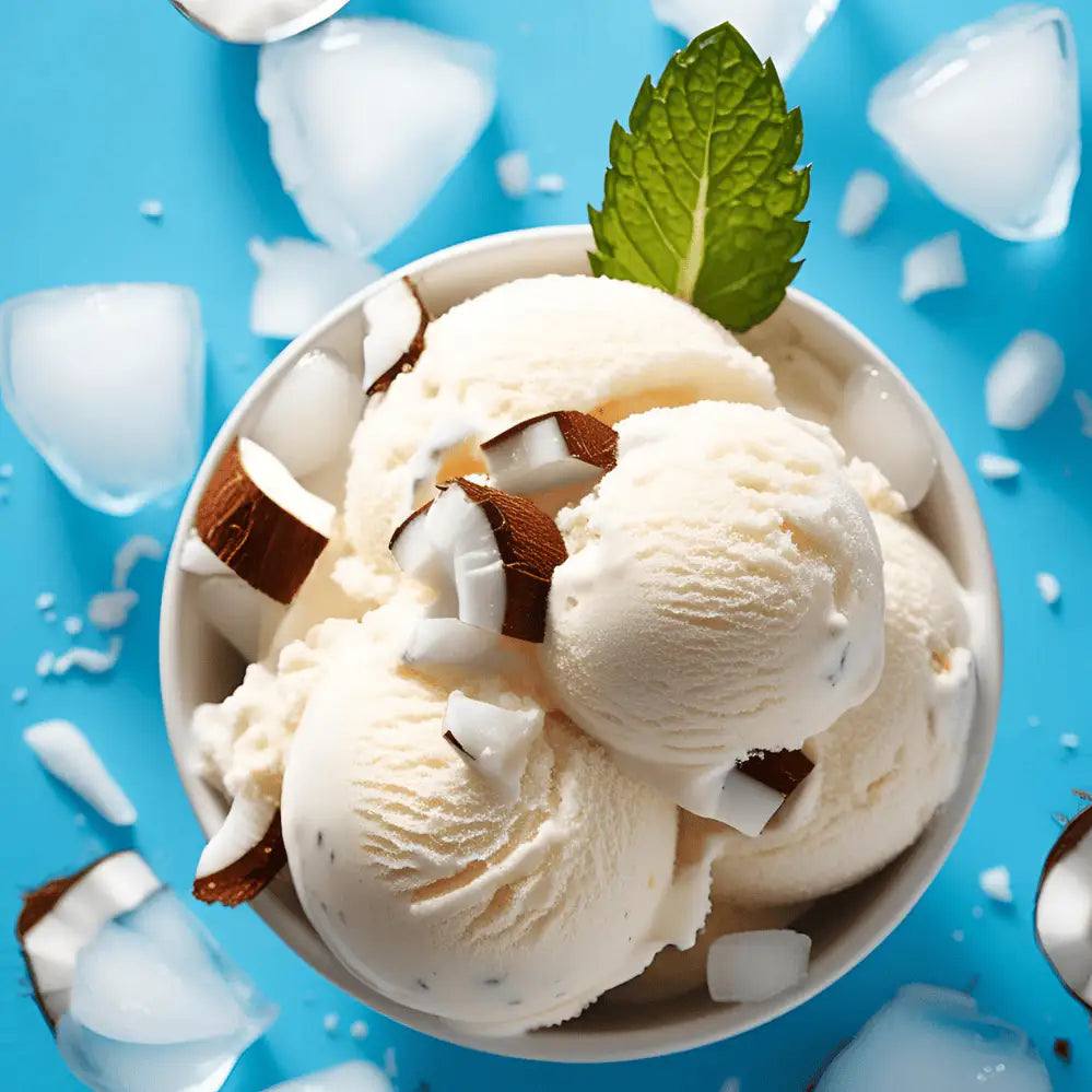 AussieBlends physical Ice Cream Mix Coconut Vegan - AussieBlends