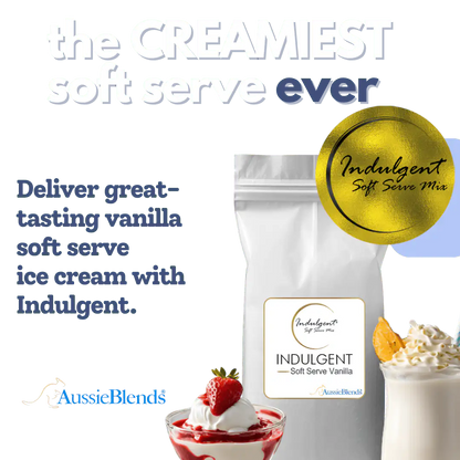 AussieBlends physical Indulgent Soft Serve Vanilla Mix  - AussieBlends