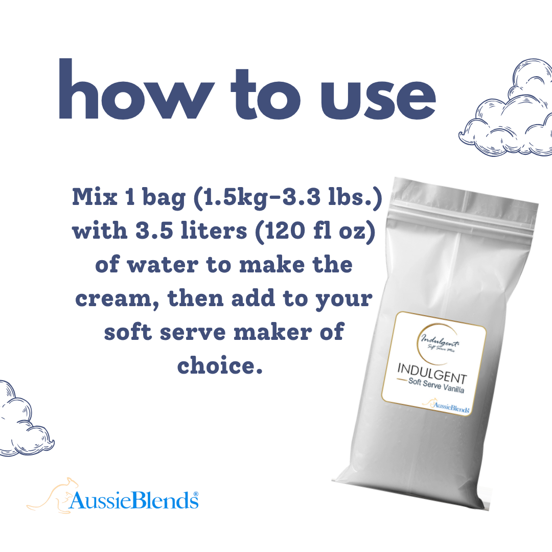 Indulgent Soft Serve Vanilla Mix  - AussieBlends
