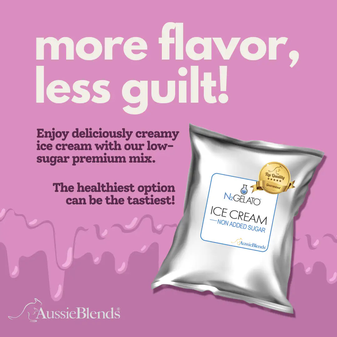 AussieBlends physical Ice Cream Mix Non Added Sugar - AussieBlends