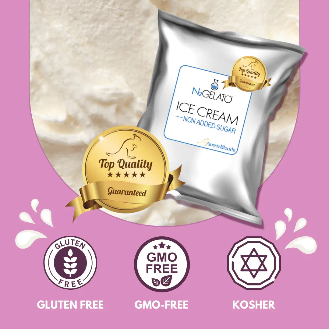 AussieBlends physical Ice Cream Mix Non Added Sugar - AussieBlends