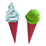 Velvety Elegance: Our Red Velvet Waffle Ice Cream Cone Flavor captures the essence of the iconic red velvet cake. 