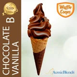 Product Description: Experience the timeless union of vanilla and chocolate with our Vanilla-Chocolate Waffle Ice Cream Cone Flavor. 