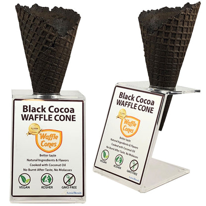 The best way to display and promote your ice cream cones at your store. Beautiful clear acrylic. Label included