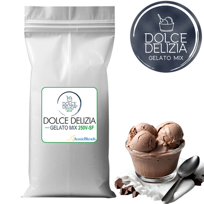 Dolce Delizia ® 250V-SF - Vegan, Sugar-Free - Gelato Mix
