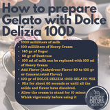 Blended with care and prime ingredients, our Dolce Delizia® gelato powder mix evokes the rich flavors of Italy, capturing the inheritance of traditional artisanal gelato-making.
