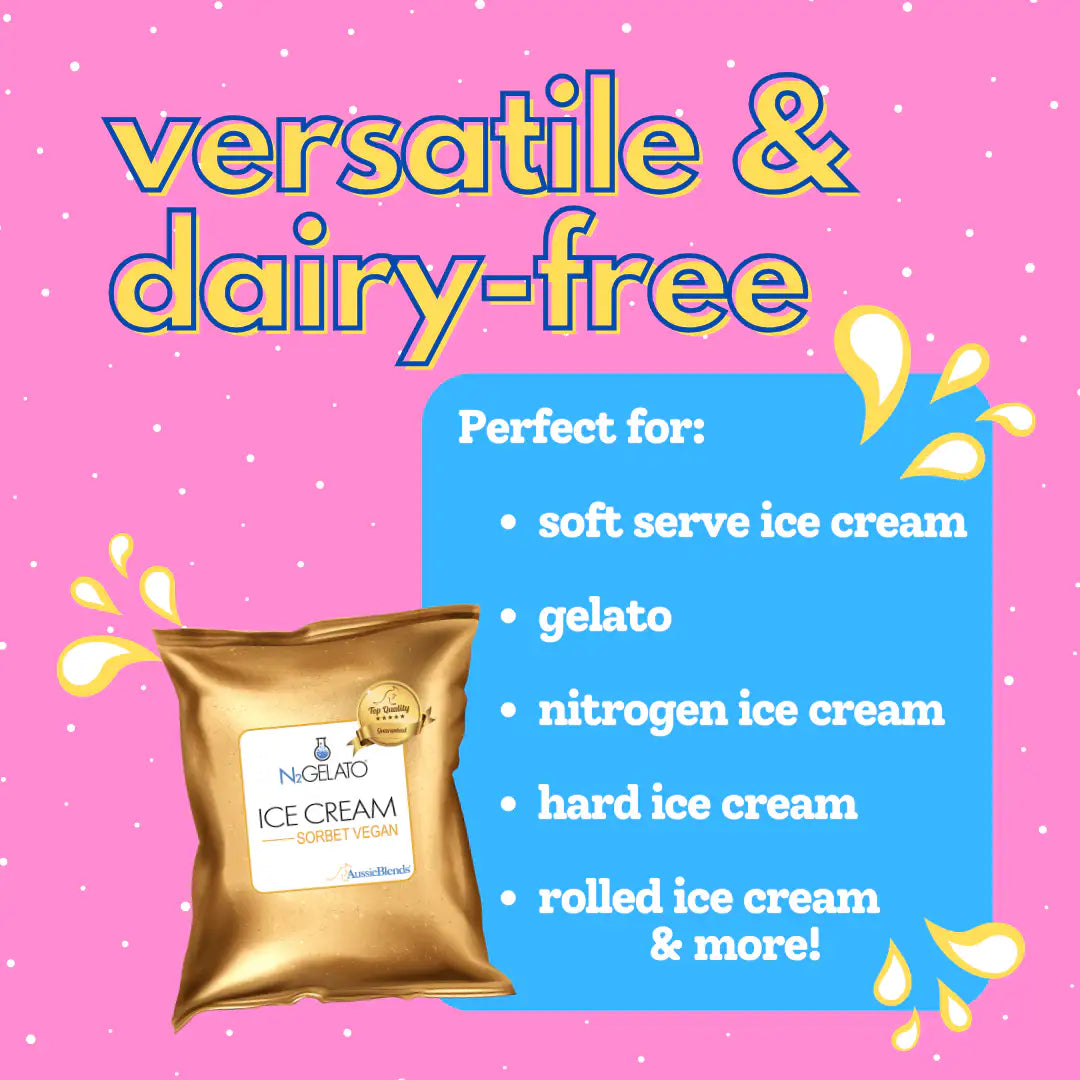 AussieBlends physical Ice Cream Mix Sorbet Vegan - AussieBlends
