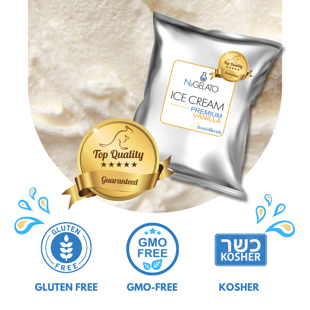 Soft Serve Ice Cream Mix Premium Vanilla - AussieBlends