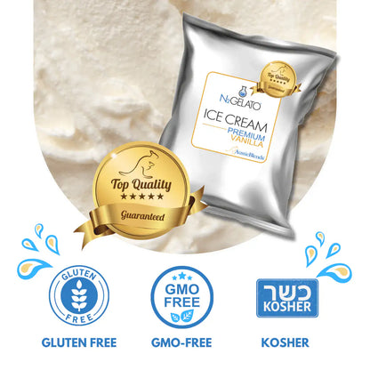 AussieBlends physical Soft Serve Ice Cream Mix Premium Vanilla - AussieBlends