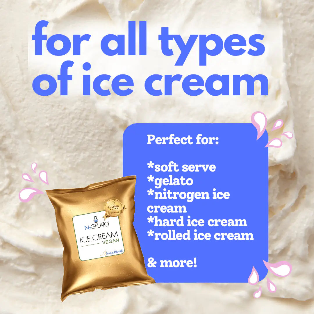 AussieBlends physical Vegan Ice Cream Soft Serve Mix - AussieBlends