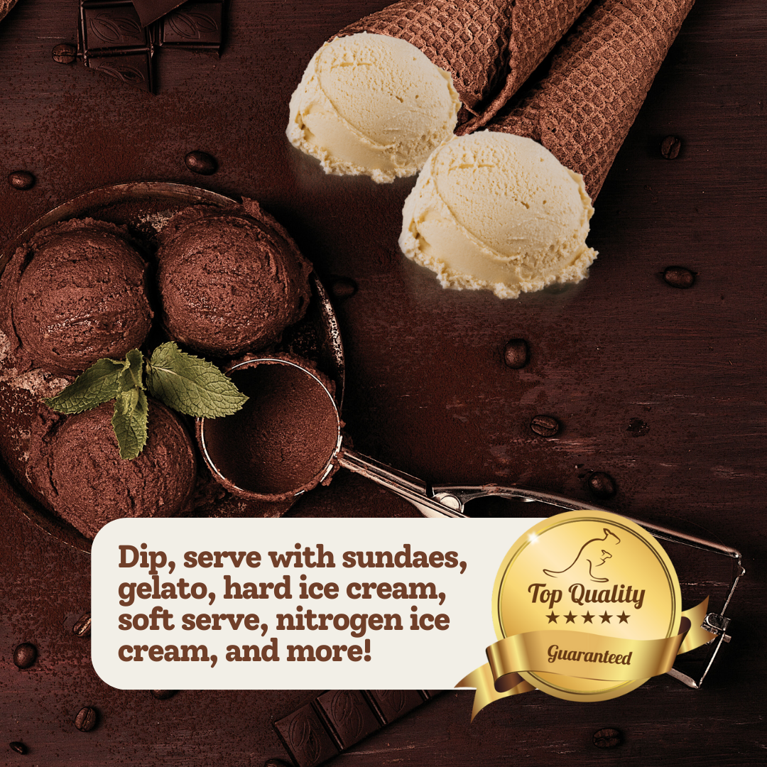 Waffle Ice Cream Cone Chocolate Vanilla B size, Vegan