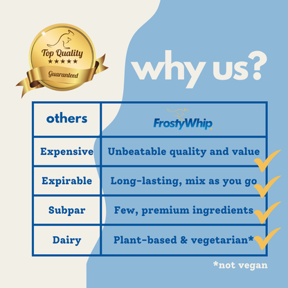 Vegetable Whipped Cream Mix - AussieBlends