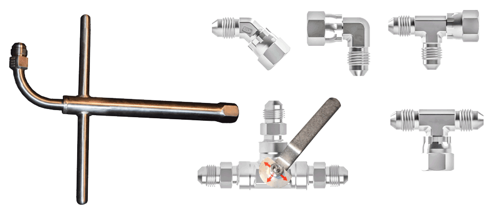 Cryogenic Fittings & Connectors (Stainless Steel)