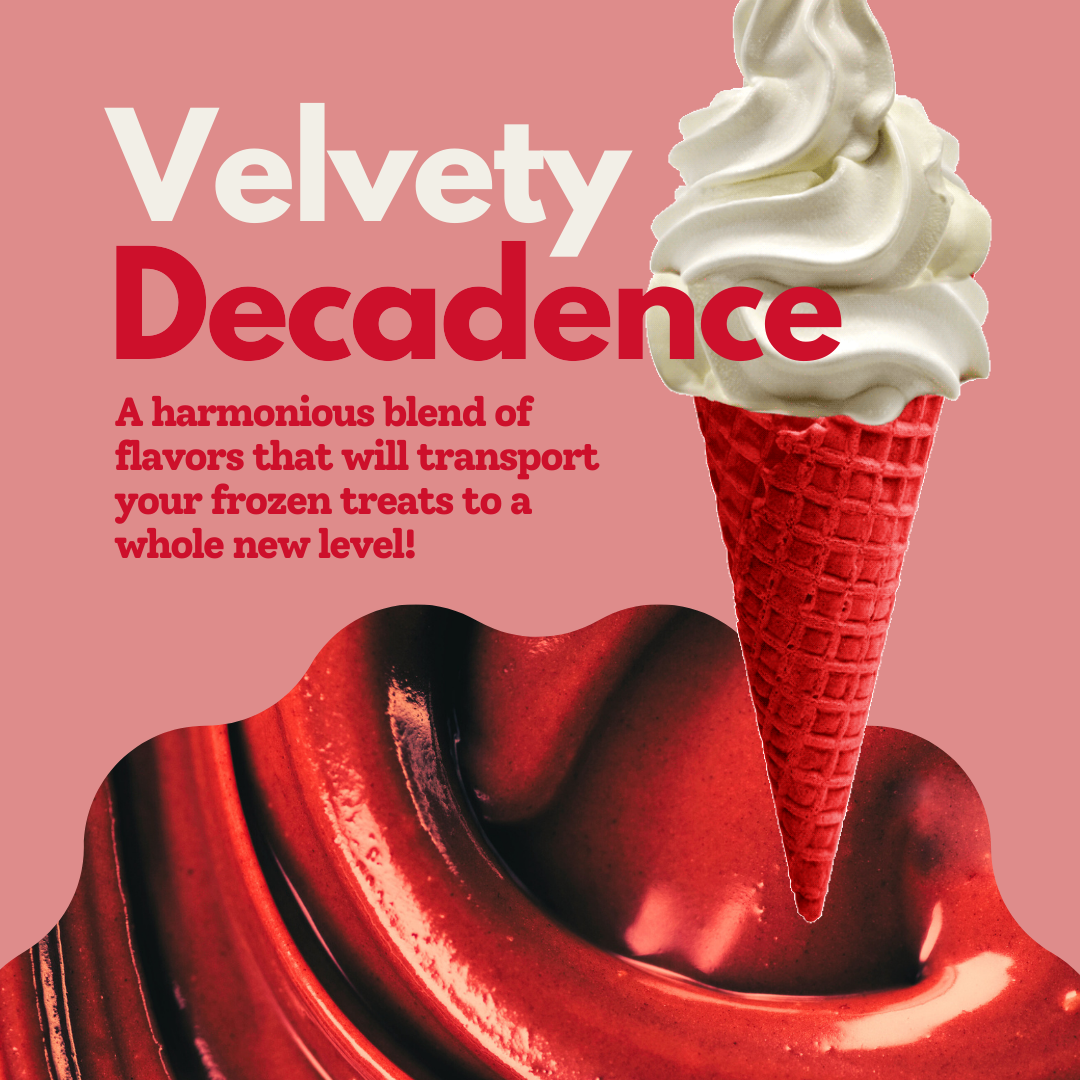 Red Velvet B, Vegan Waffle Ice Cream Cone